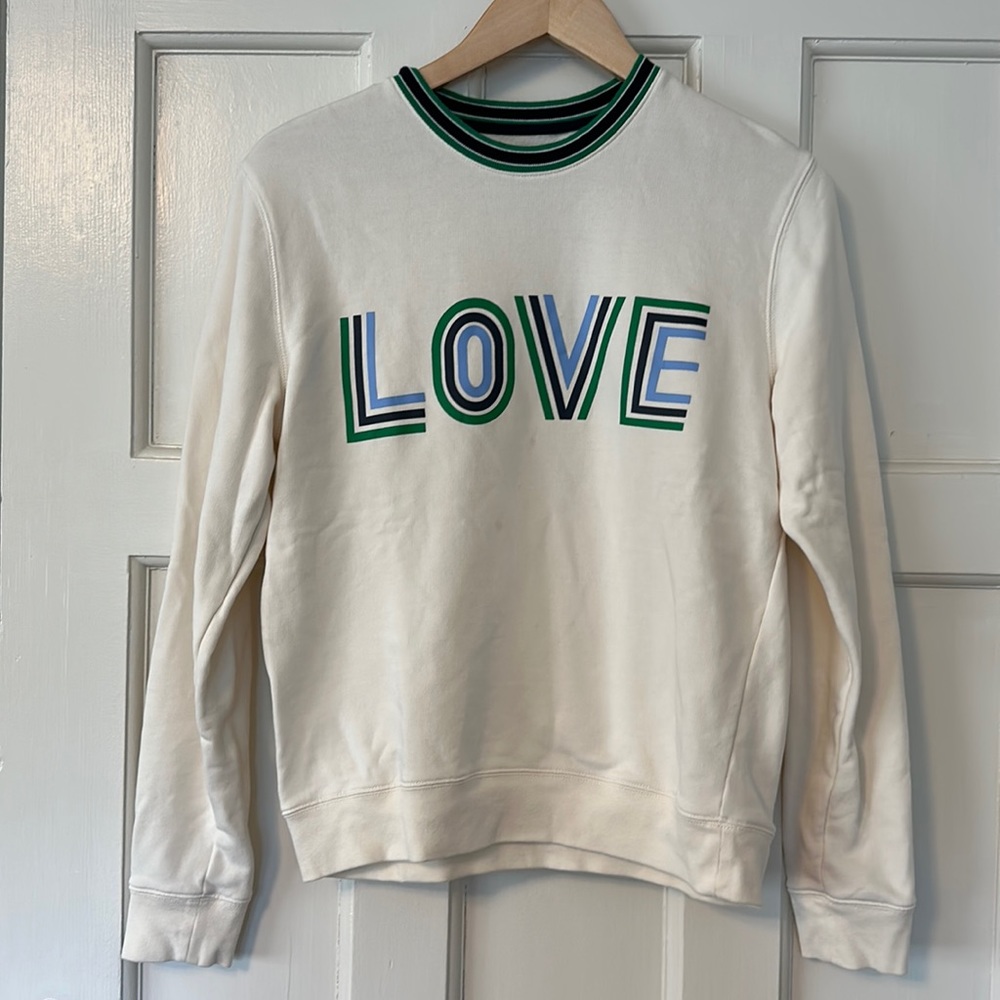 Tory Sport LOVE Tennis Sweatshirt Medium